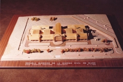 Maqueta del edificio de la Escuela Superior de Marina Civil 3